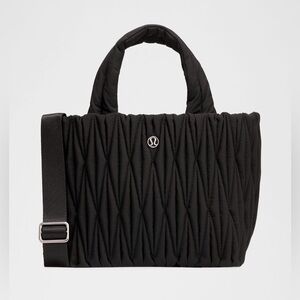 Lululemon Black Diamond Quilt Tote Bag Mini 5L